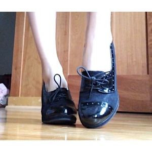 Black Oxford Heels